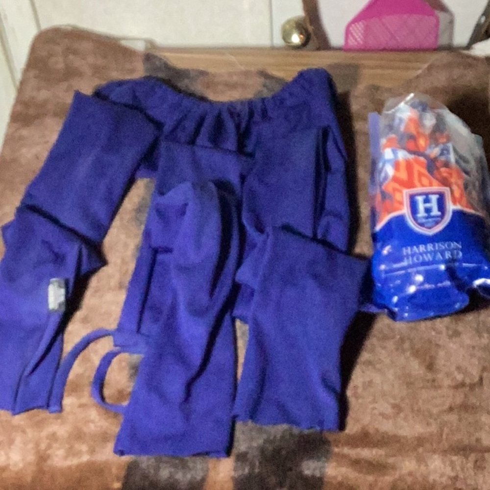 horse 3 tube tail bags Harrison Howard, blue, southwest design NWT,NWOT